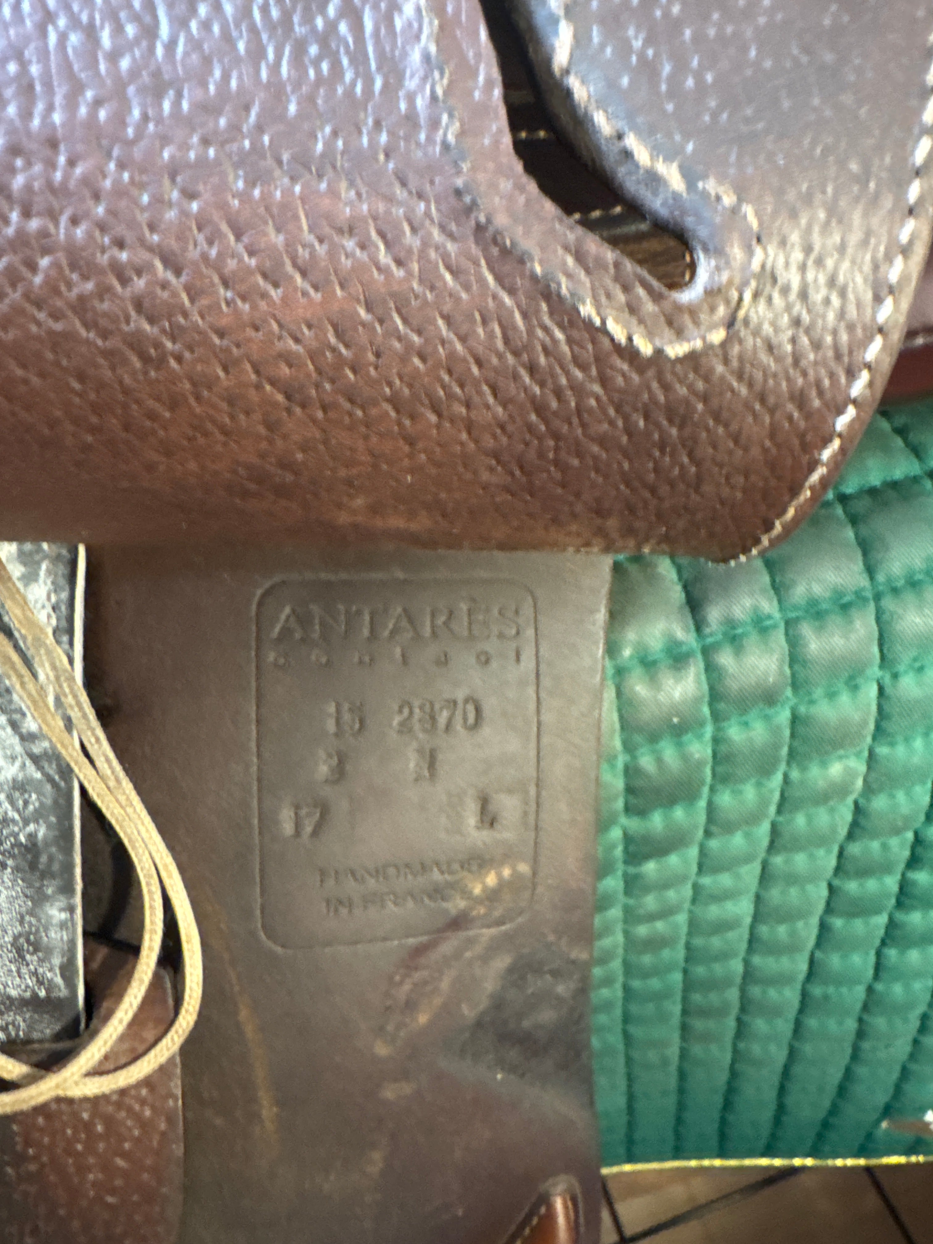 17" Antares Jump Saddle