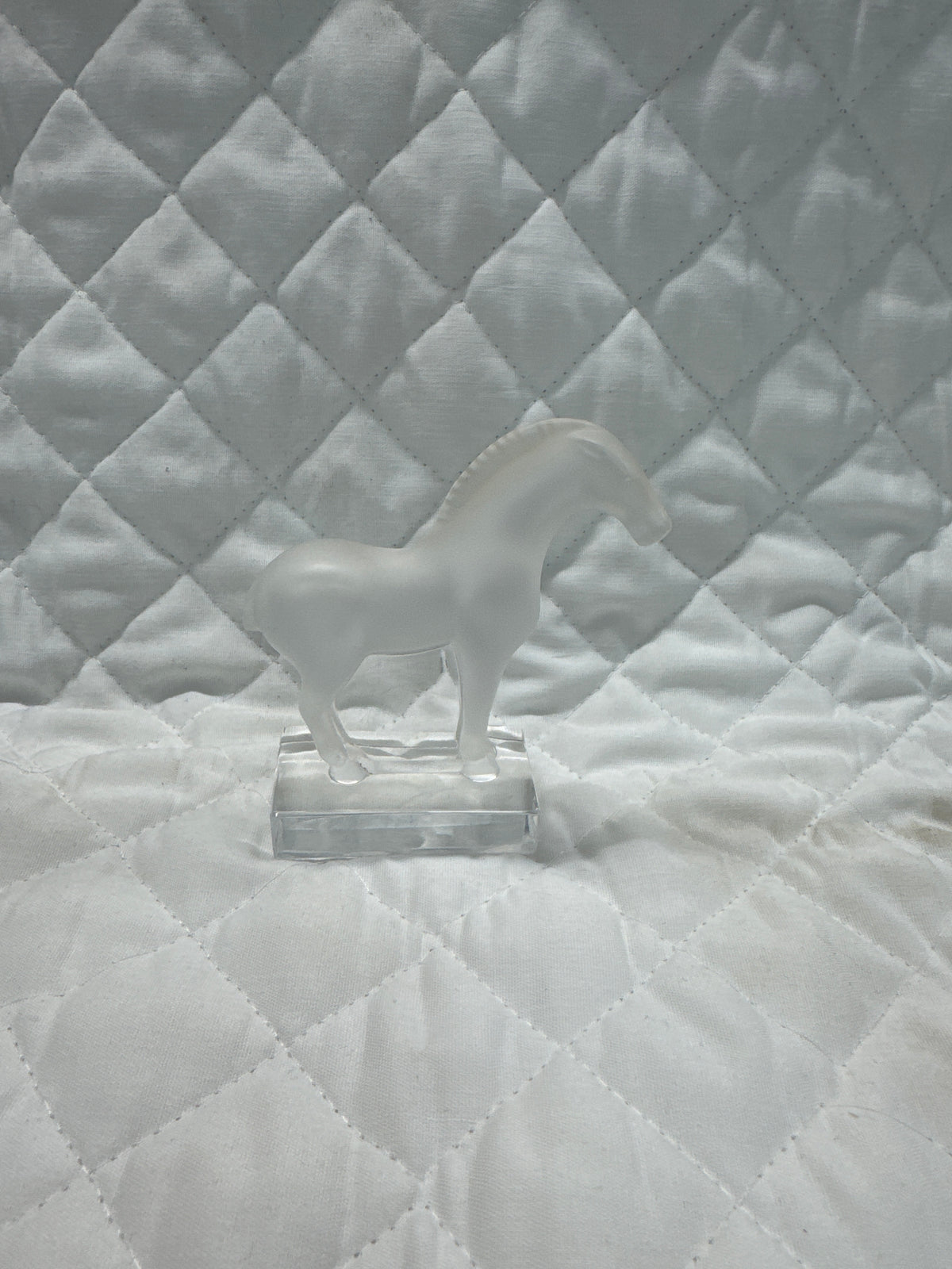 Lalique Glass Horse Figurine- Small