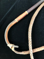Bone Handle Hunting Whip