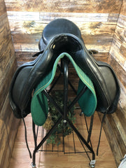 18" Albion SLK Dressage Saddle 5" tree/17" flap/12.5 flap w