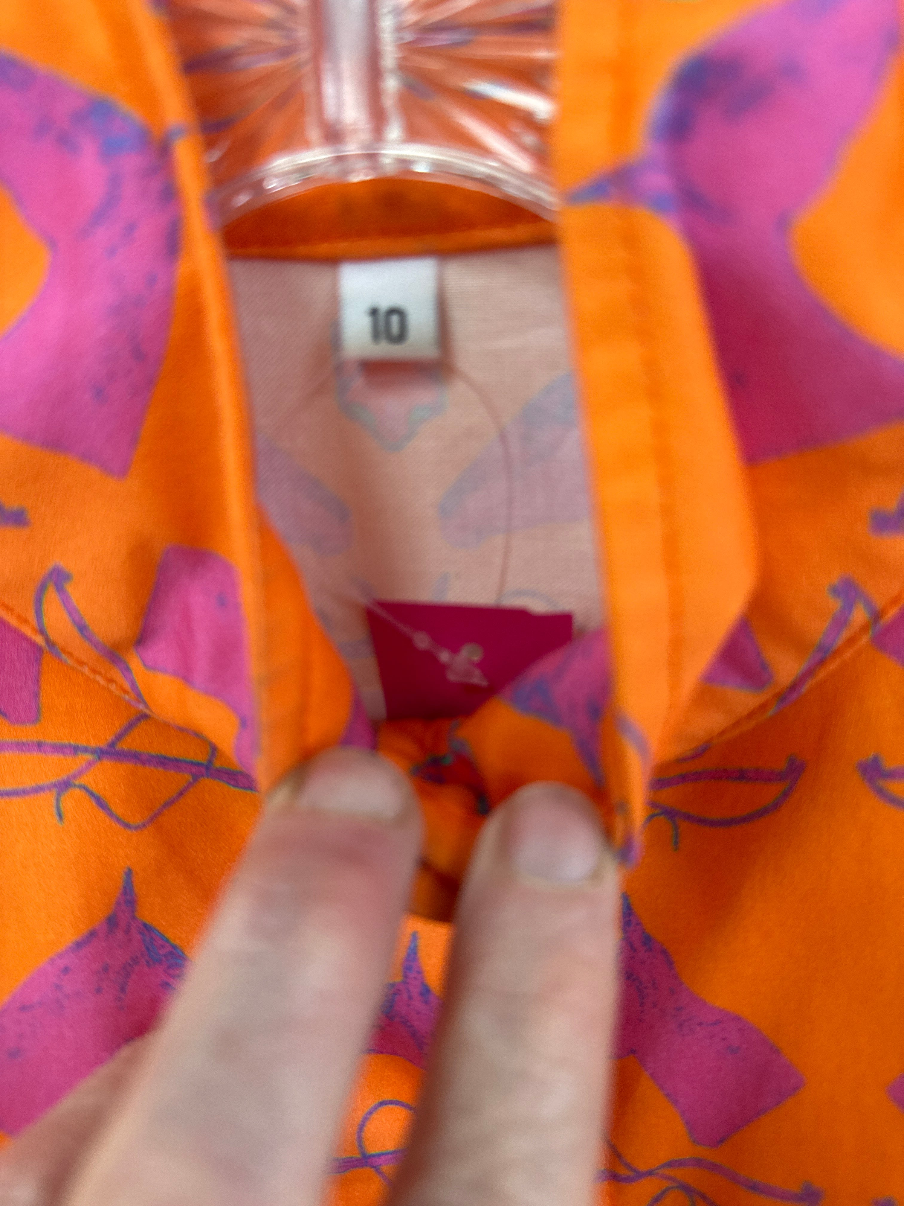 Middy N' Me MILLBROOK SHIRT IN TANGERINE
