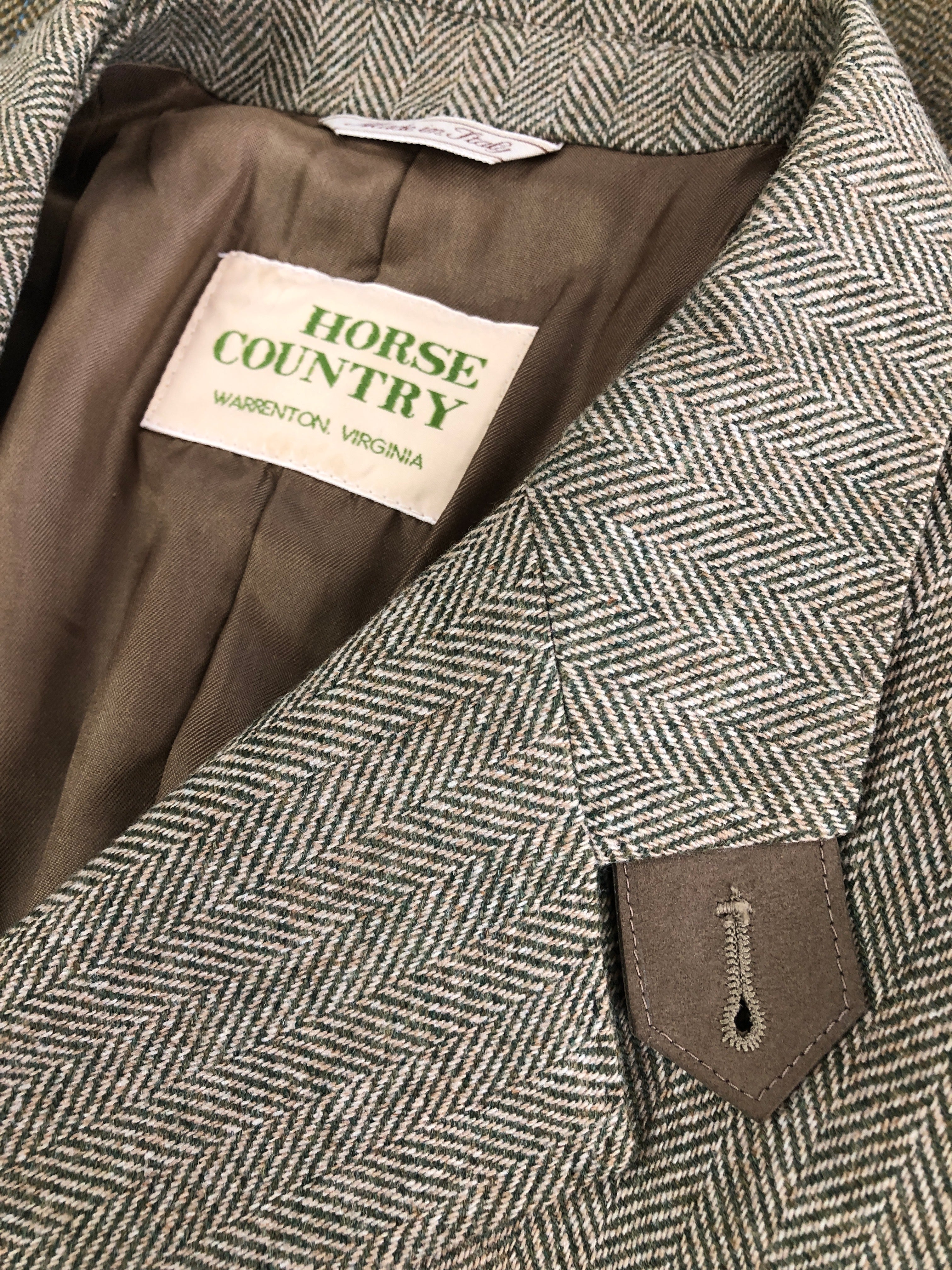 Horse Country Olive Cubbing Coat Light
