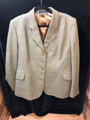 Alexander James Olive w/ Brn and Blue Cubbing Coat