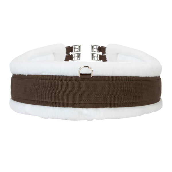 Arma Fleece Lined Girth Brown