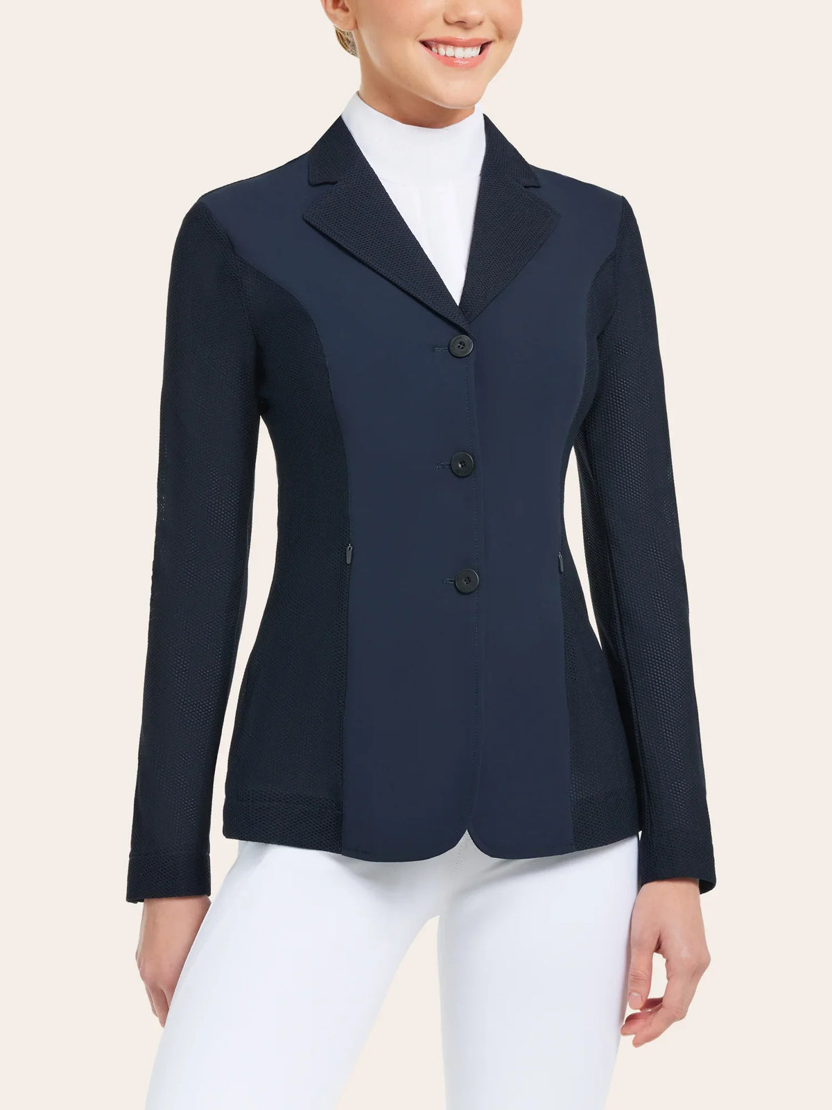 Harmony Mesh Show Coat - Navy