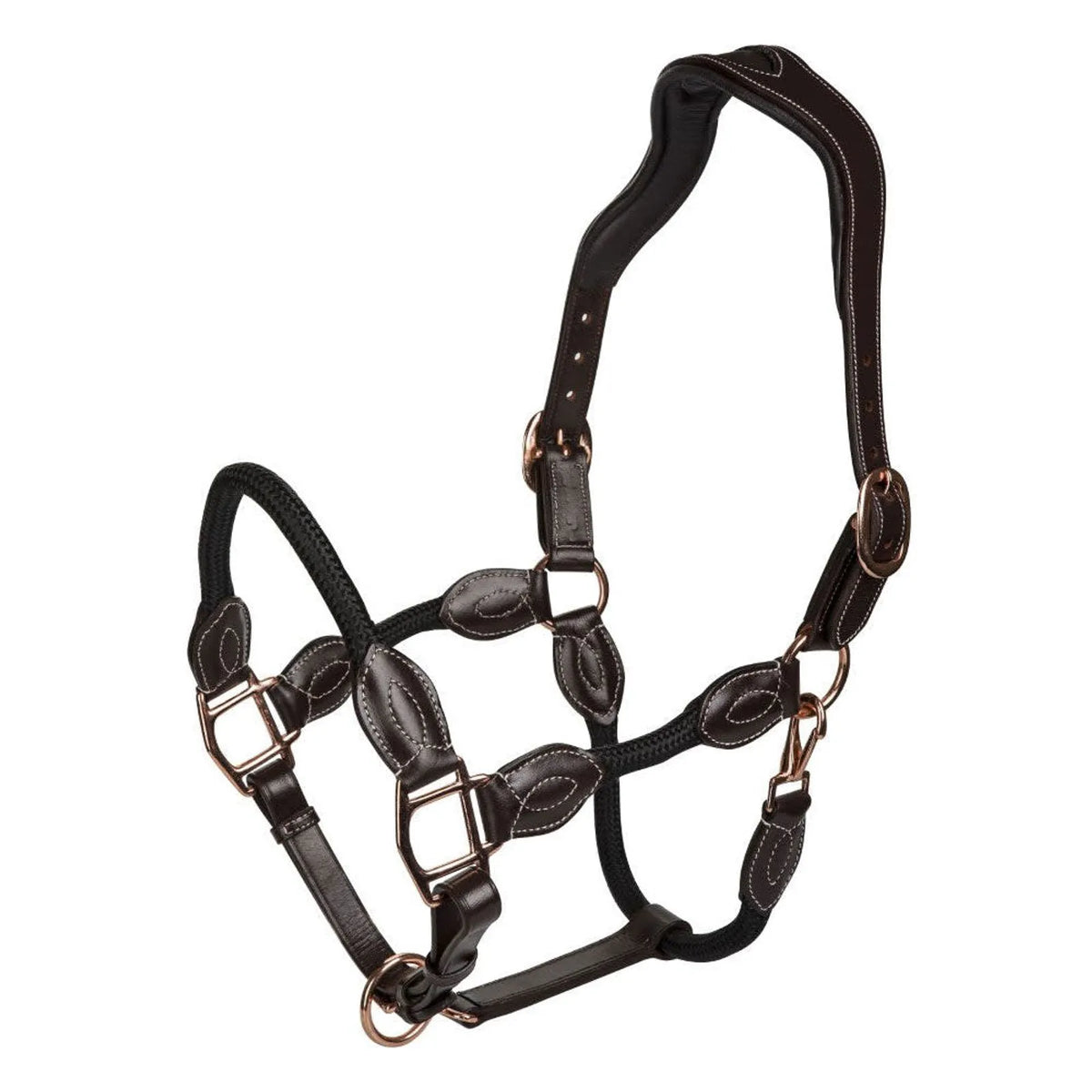 HDR Ergonomic Leather Rope Halter