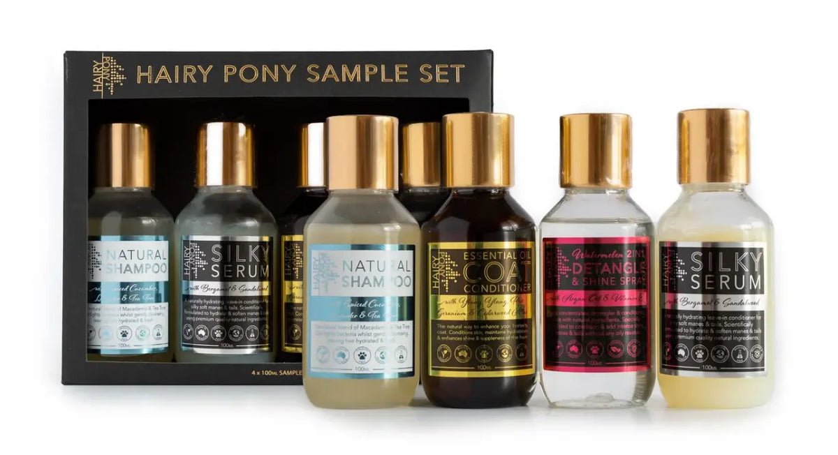 Hairy Pony Horse Grooming Sample Set