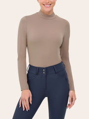Jemma Mock Neck Shirt LS