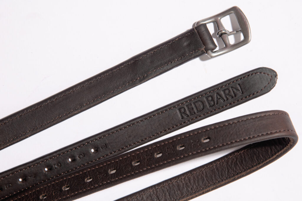 Red Barn Get A Grip Leathers - 1" Black