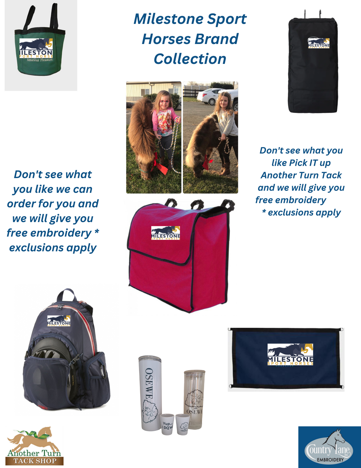 Milestone Sport Horse Accessory Collection