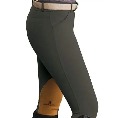 Lds Willow Euro Seat Suede KP Breech