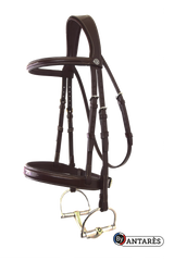 Signature by Antarès Fancy Hunter Bridle - Wide Noseband