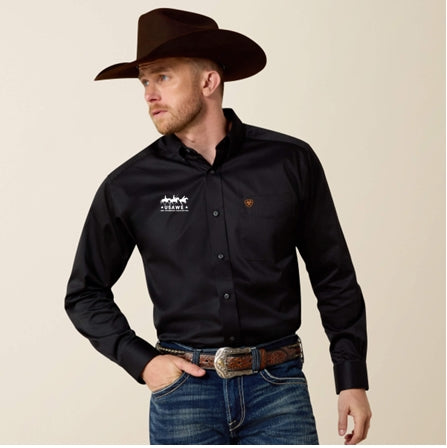 USAWE Ariat Solid Twill Classic Fit Shirt MENS