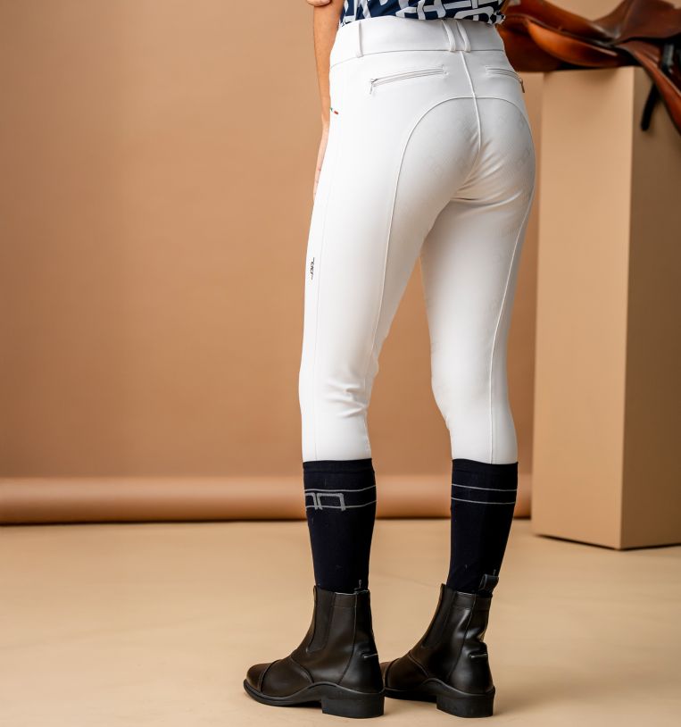 Aria Knee Patch Mid Rise Breeches