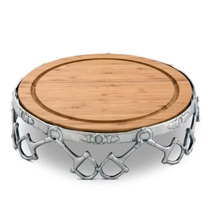 Arthur Court Equestrian Cheese Pedestal