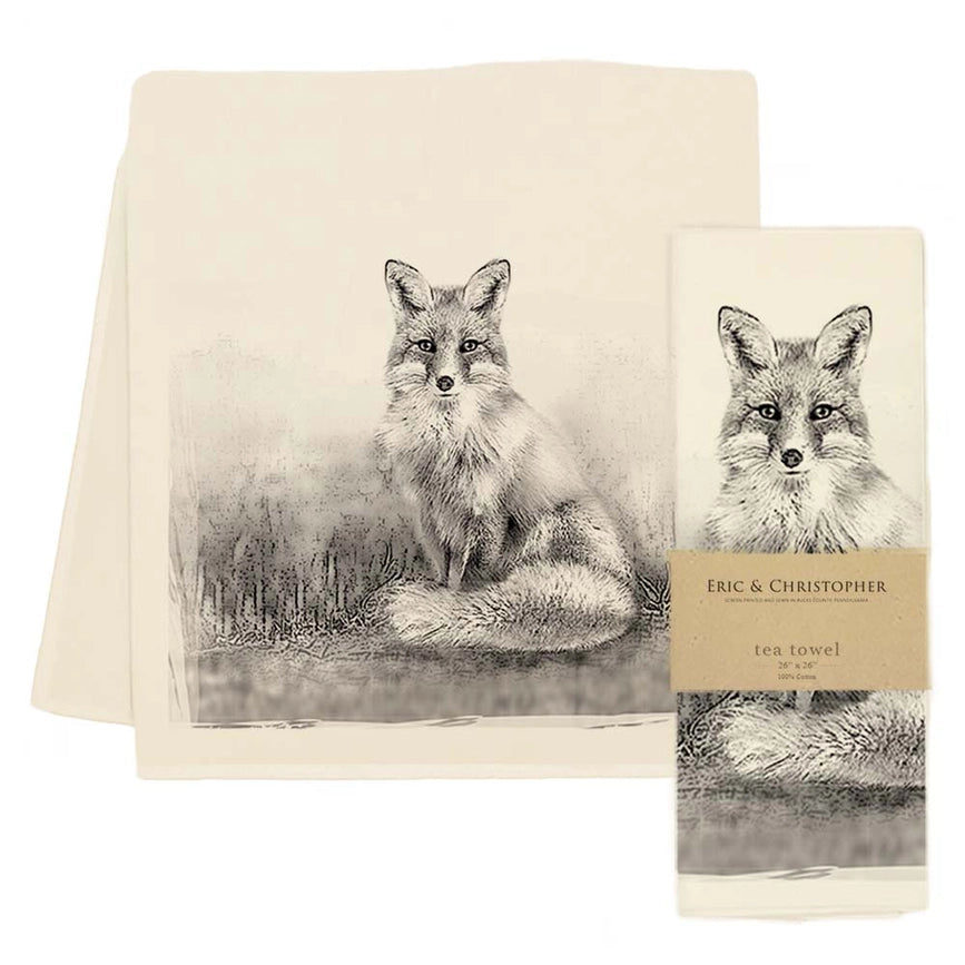 American Woodlands Tea Towel - Fox