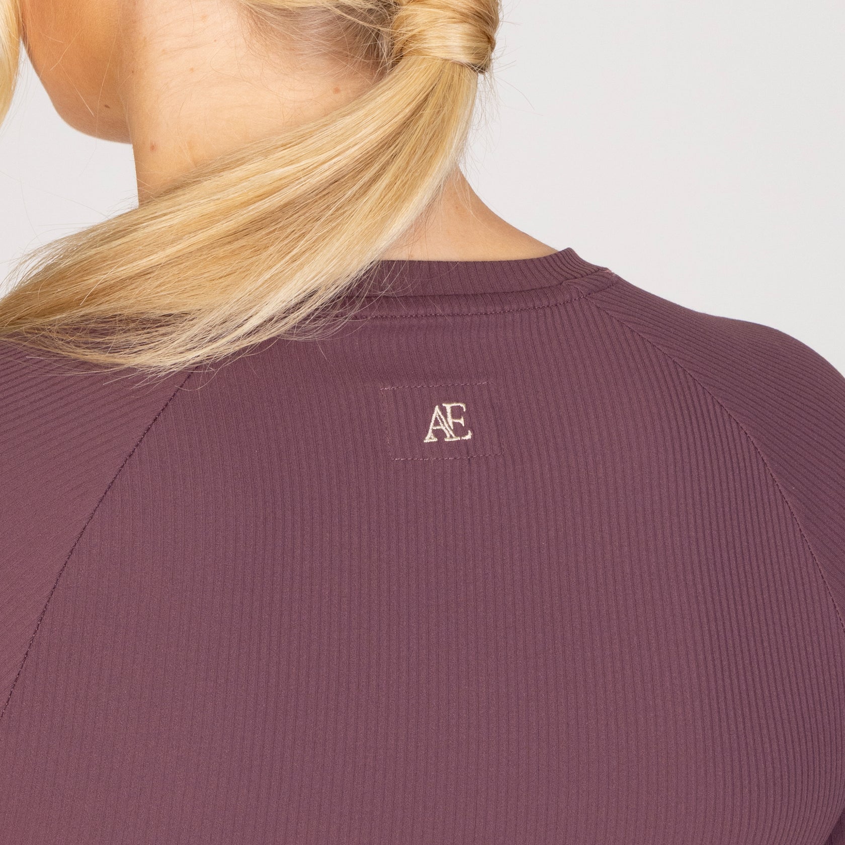 Aubrion Ladies Equestrian Ribbed Long Sleeve Top