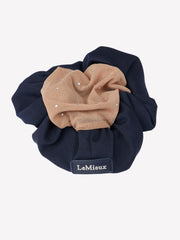 Scrunchie with Crystal Hair Net