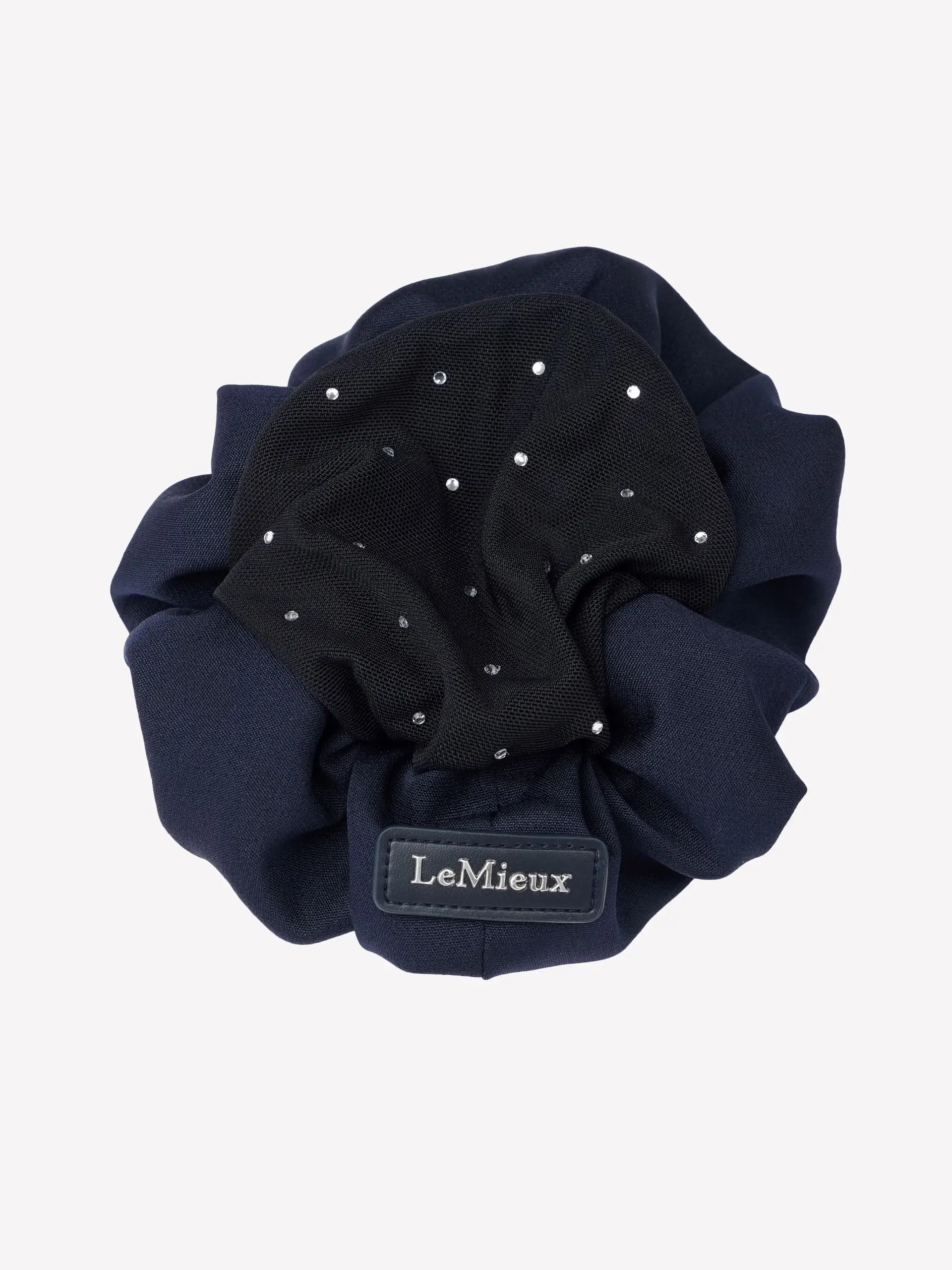 Scrunchie with Crystal Hair Net