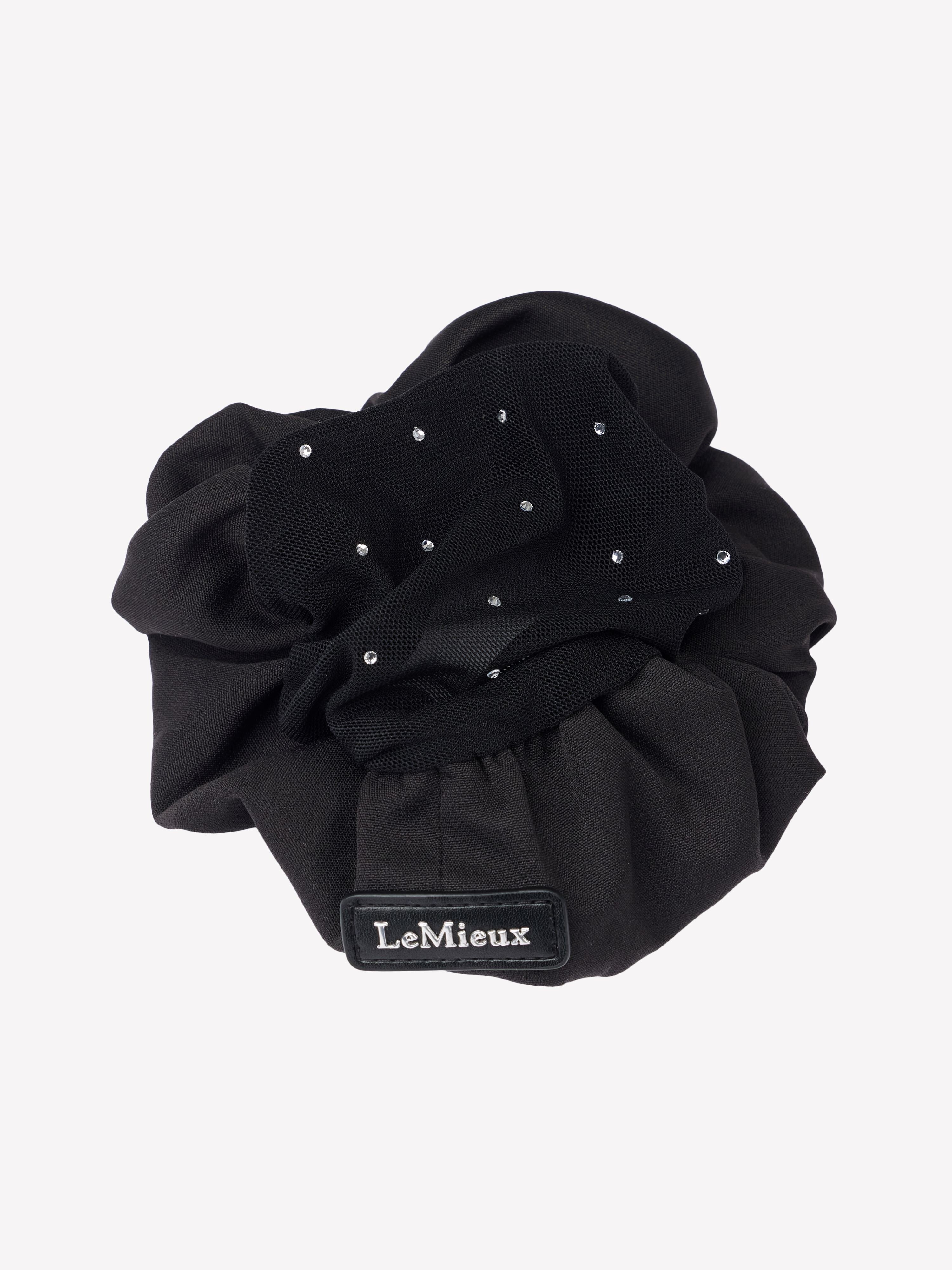 Scrunchie with Crystal Hair Net
