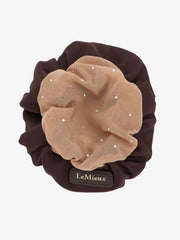 Lemieux Scrunchie Cyrstal Hair Net - BROWN