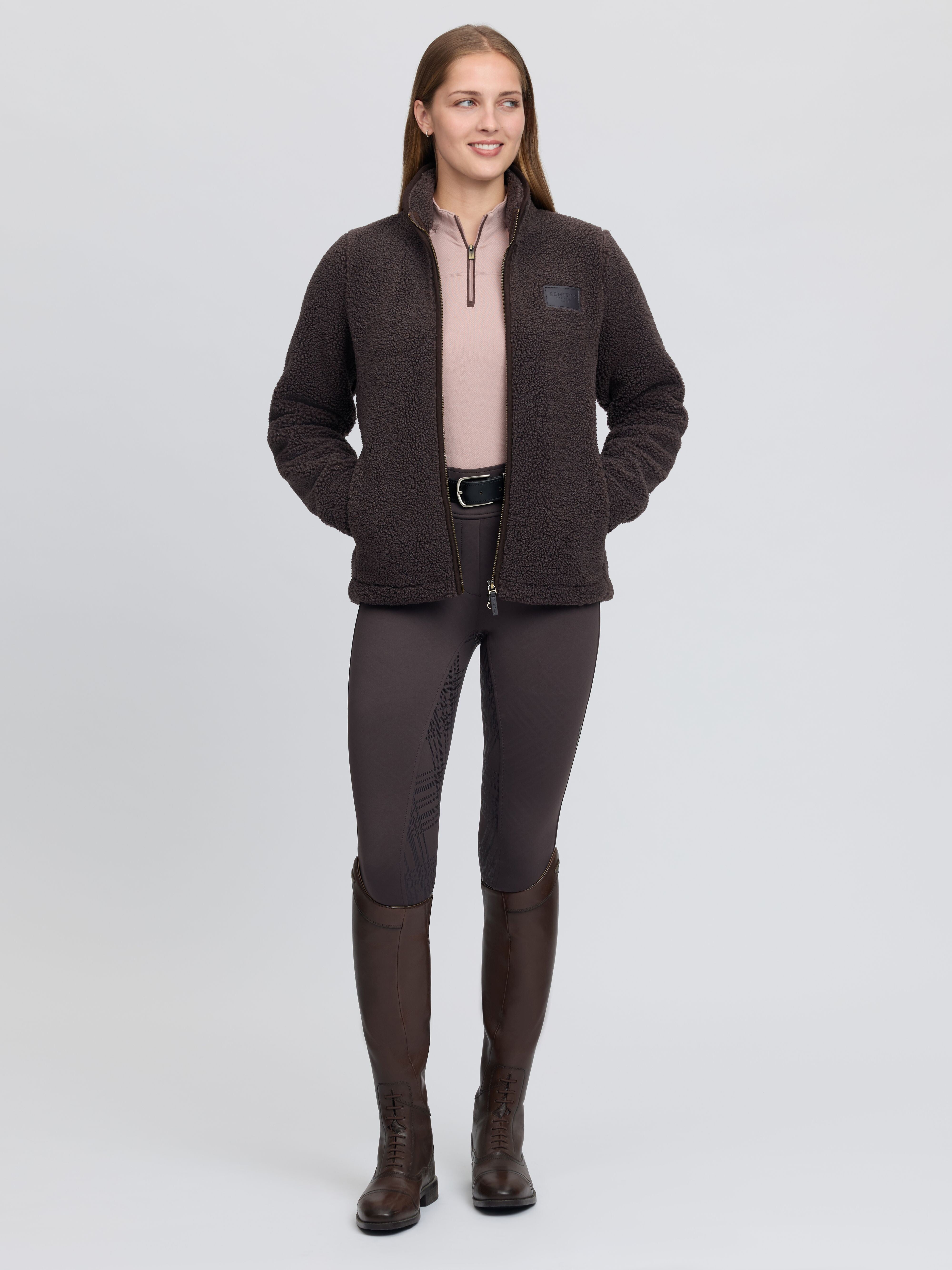 Heritage Herringbone Borge Zip Through Jacket