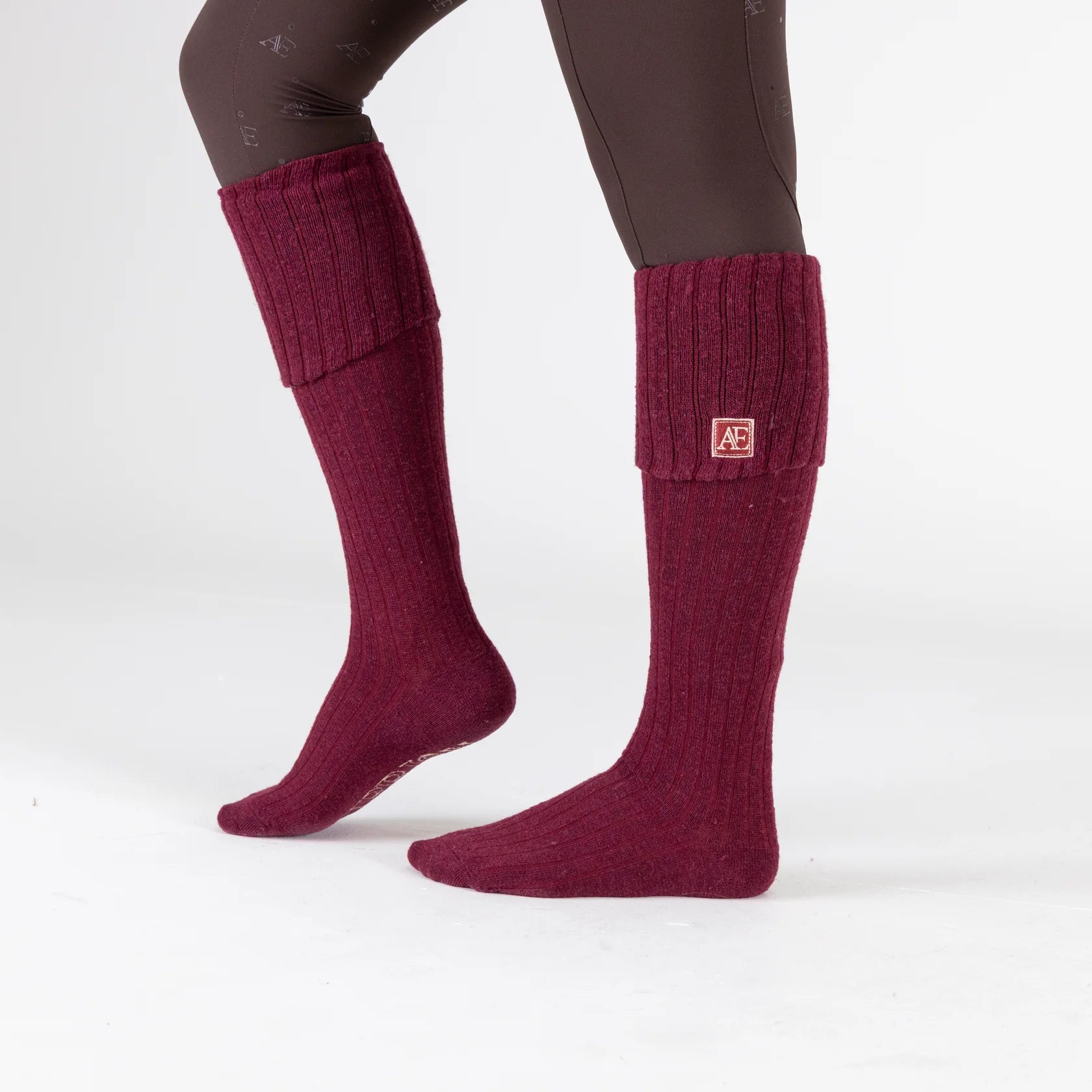Aubrion Ladies Equestrian Knit Boot Socks