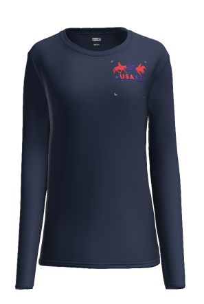 USAWE Womens Long Sleeve Cotton Long Sleeve TShirt