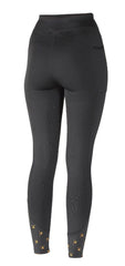 Aubrion Porter Winter Riding Tights- Young Rider - Black