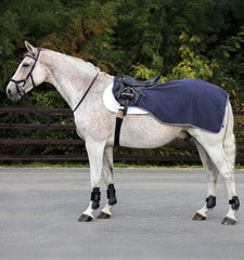 Rambo Waterproof Fleece Exercise Sheet - Navy/Grey