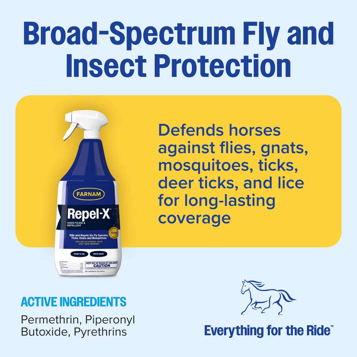 REPEL-X INSECTICIDE & REPELLENT RTU SPRAY 1 QT