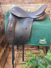 18" JRD Accord Dressage Saddle-BROWN