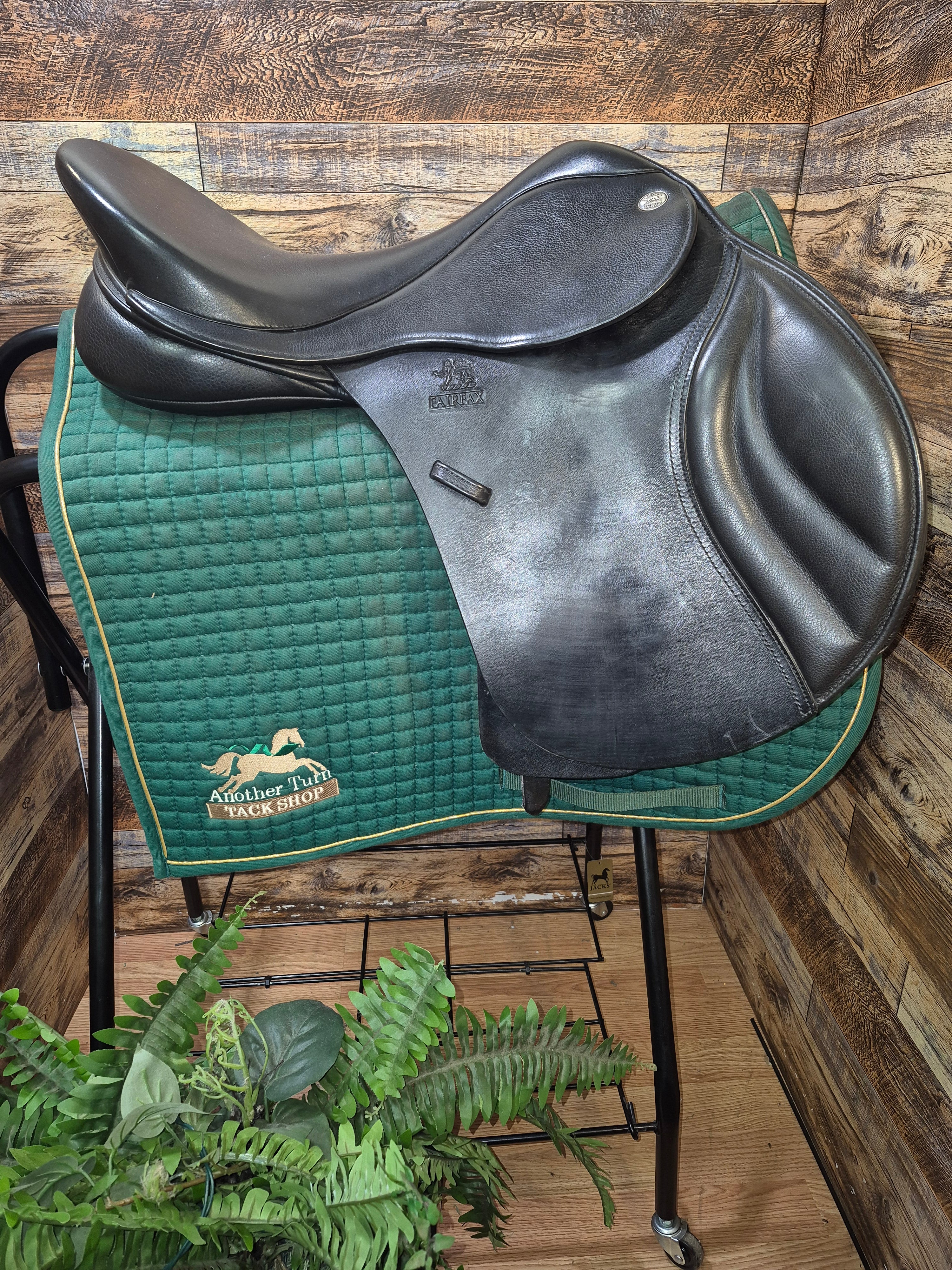 Fairfax Classic BLACK Jump Saddle