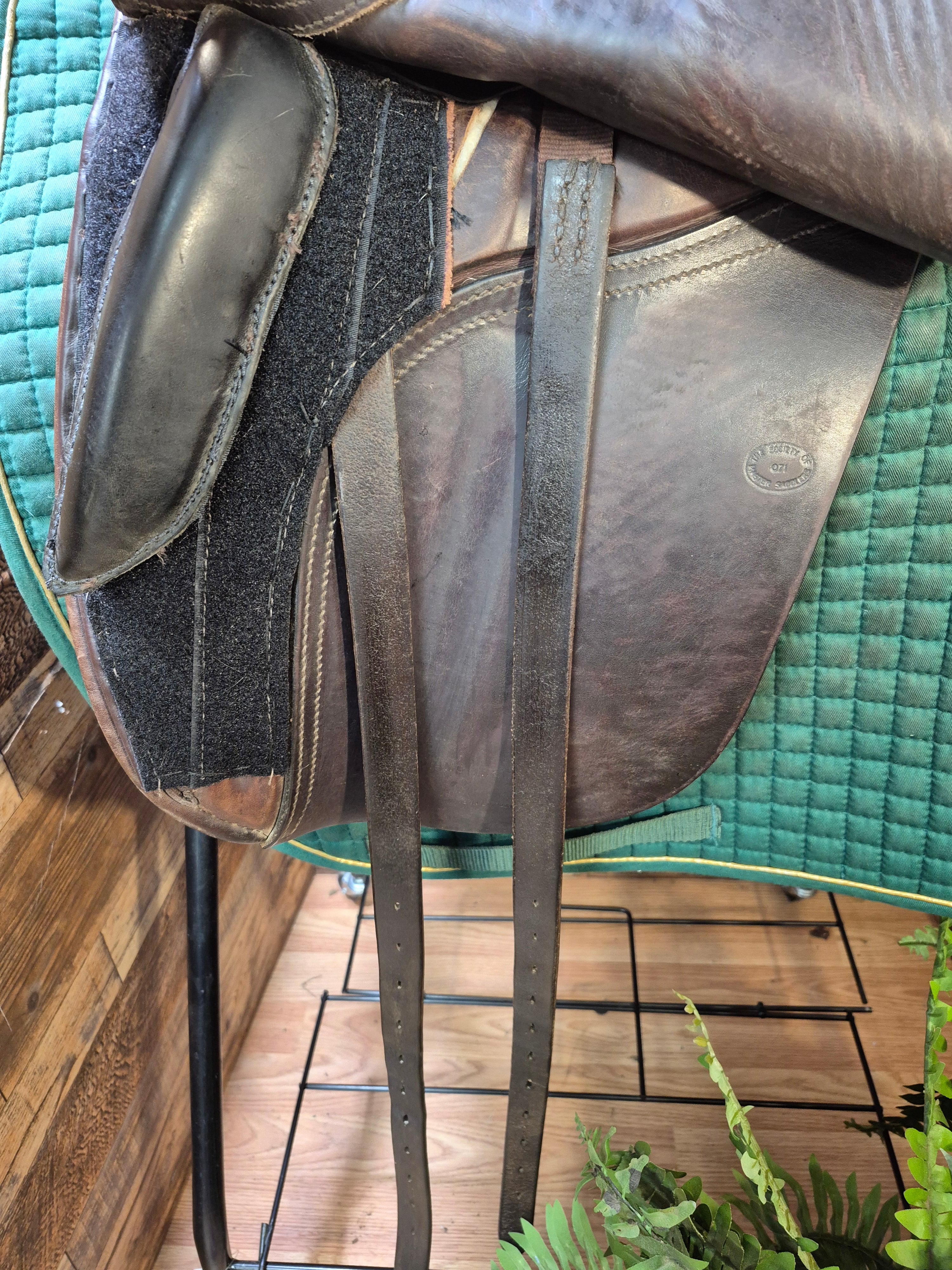 17.5" Hastilow Dressage brn 6"/16