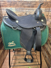 16" Abetta Western Saddle Blk