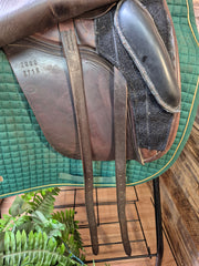 17.5" Hastilow Dressage brn 6"/16