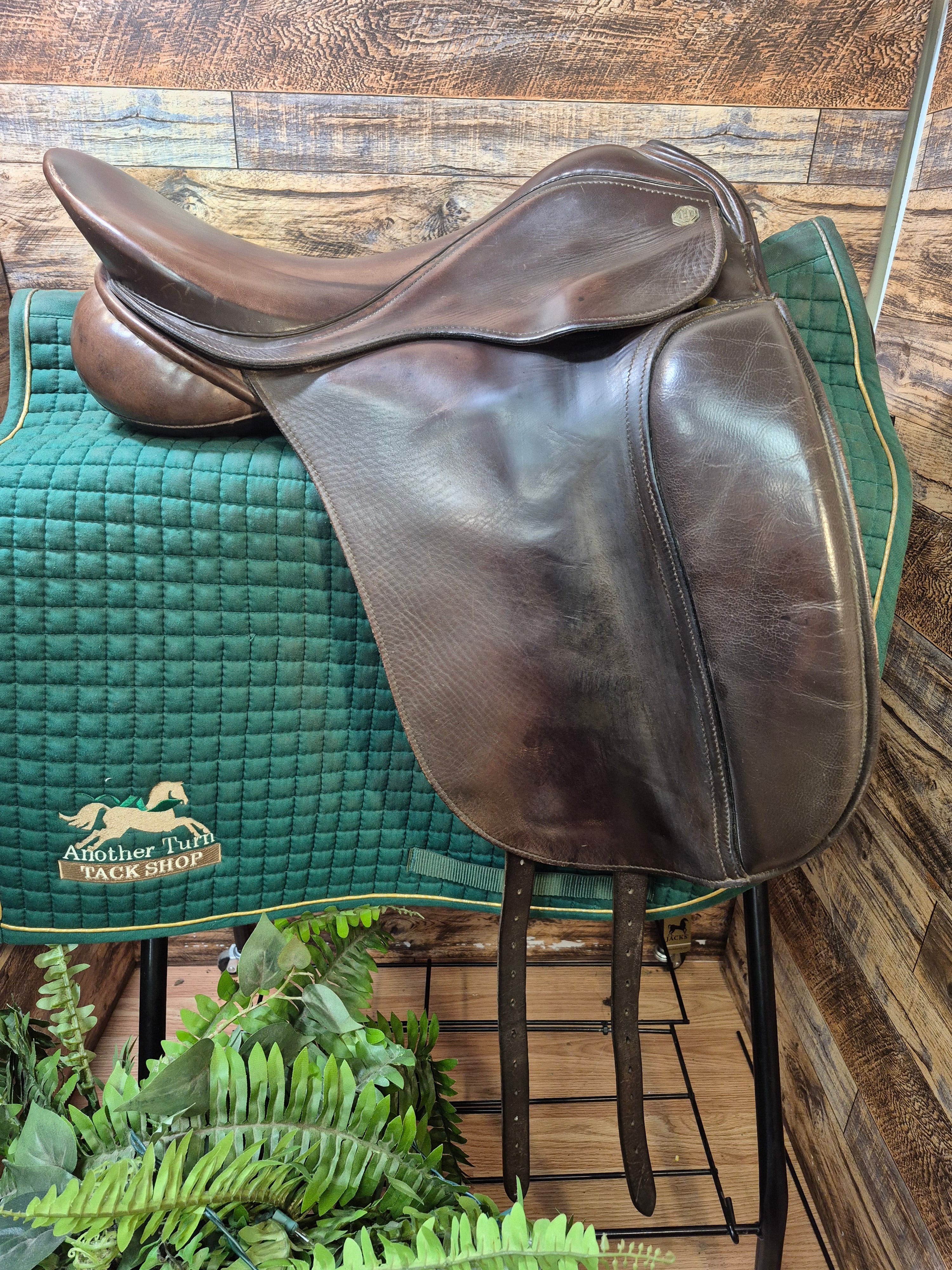 17.5" Hastilow Dressage brn 6"/16