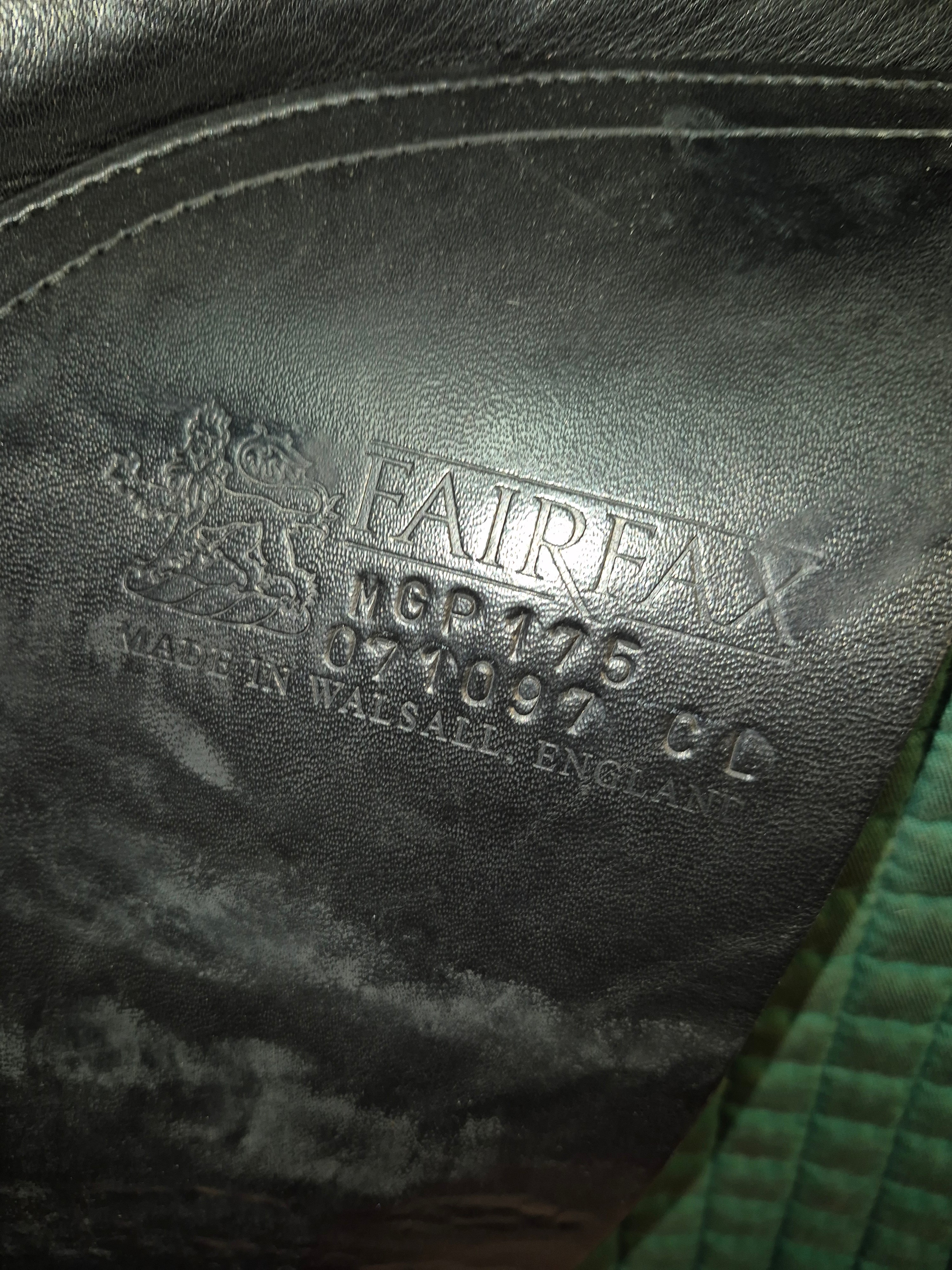 Fairfax Classic BLACK Jump Saddle