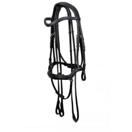 Ergo Comfort Dressage Bridle w/ Reins Blk