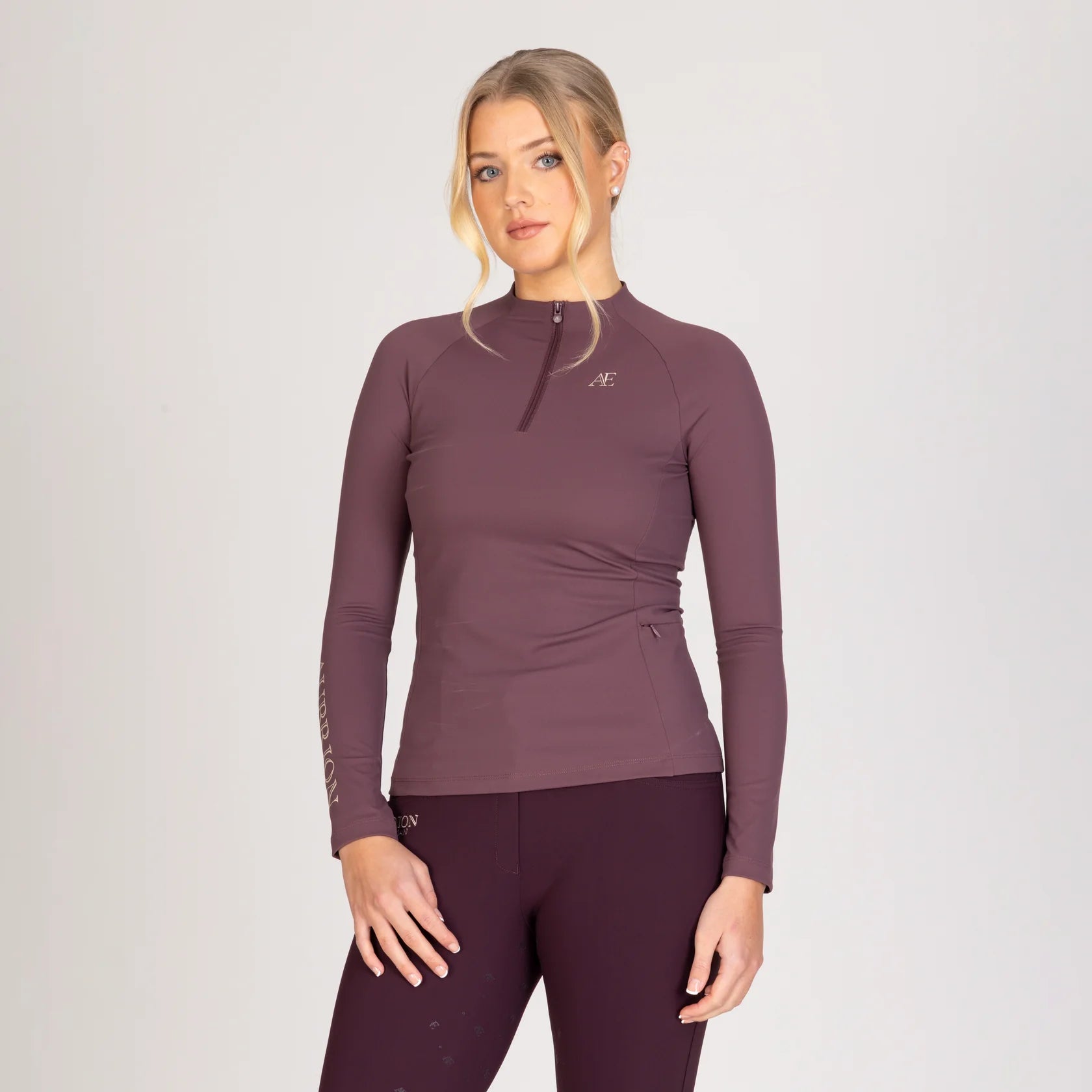 Aubrion Ladies Equestrian Winter Long Sleeve Base Layer