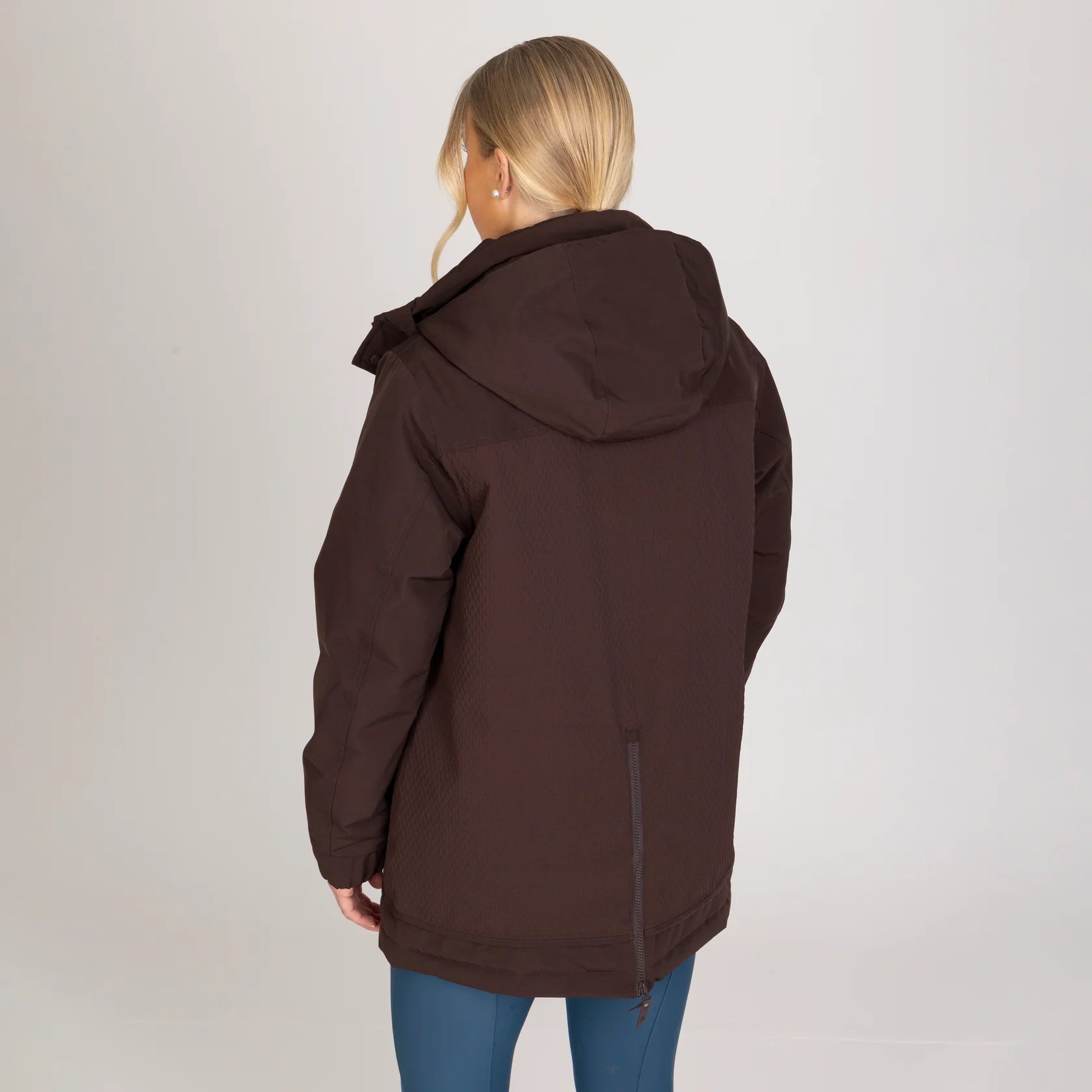 Aubrion Ladies Equestrian Winter Coat - Espresso