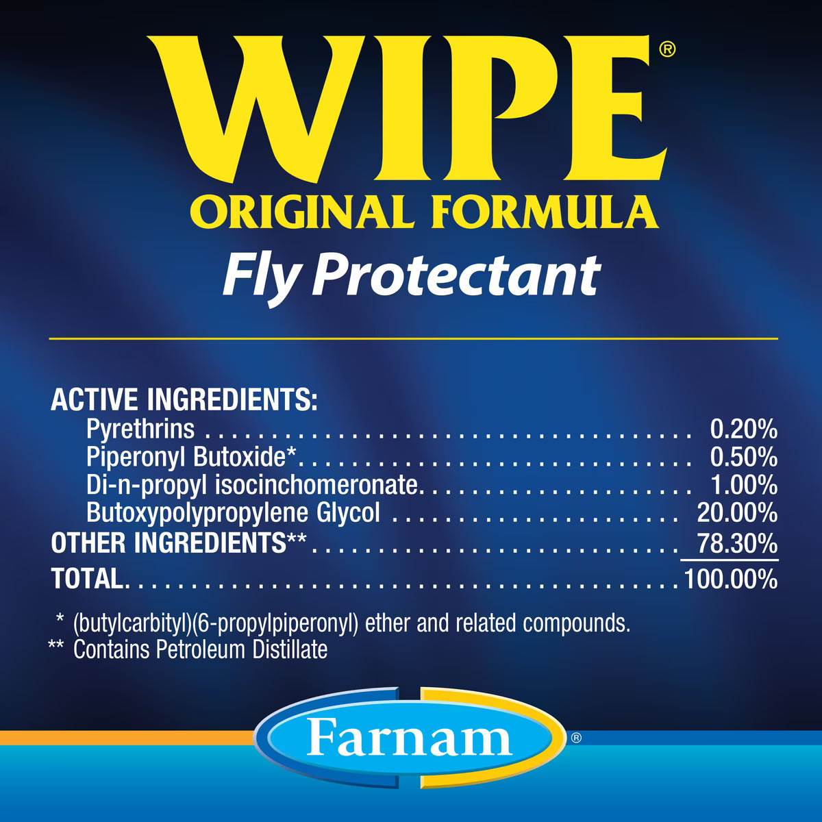 WIPE ORIGINAL FORMULA FLY PROTECTANT 1 QT